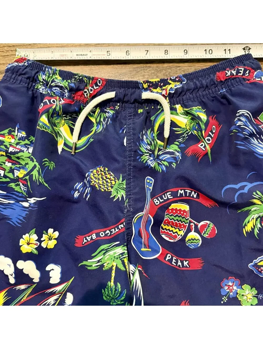 Polo Ralph Lauren Boys Jamaica Traveler Tropical All-Day Beach Shorts M 10/12